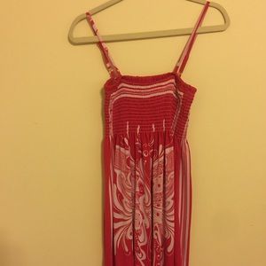 Cristina love pink/white bandanna style sundress